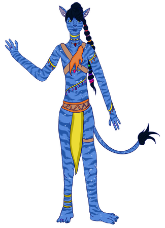 A Forest Na'vi Full-body